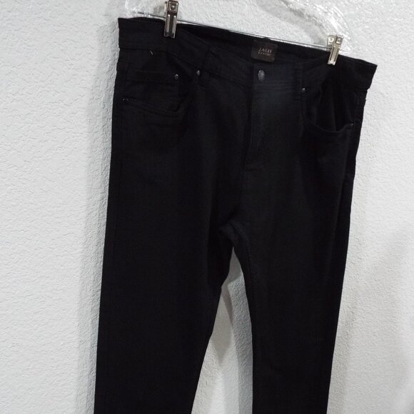 Jachs New York Men’s Black Five Pocket Stretch Jeans 36X32 Comfortable Neutral - Picture 3 of 10